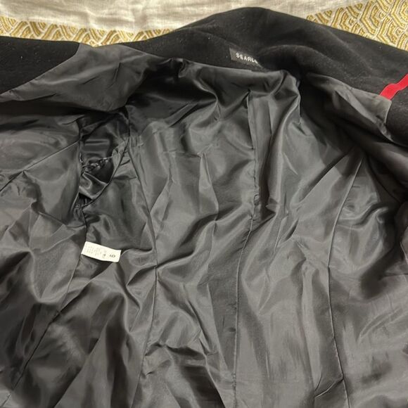 (P1) Searle black wool jacket coat, size 6 - Picture 11 of 15
